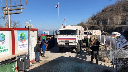 Bu gün Xankəndi-Laçın yolunda Rusiya sülhməramlılarının 54 avtomobili keçib - VİDEO - YENİLƏNİB-11