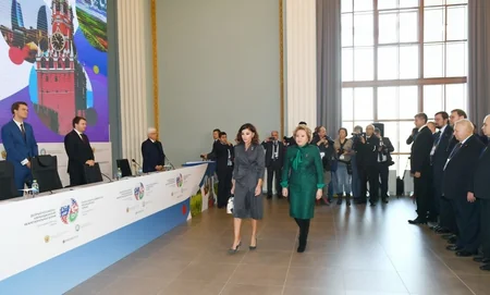 Первый вице-президент Мехрибан Алиева приняла участие в Х азербайджано-российском межрегиональном форуме в Москве - ОБНОВЛЕНО