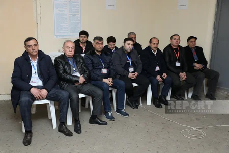 Bakıda prezident seçkiləri: aktivlik günün ikinci yarısında da davam edir - FOTOREPORTAJ