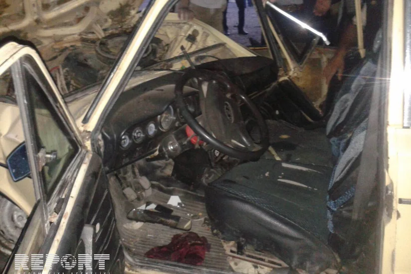 В Имишли столкнулись два автомобиля, пострадали 8 человек