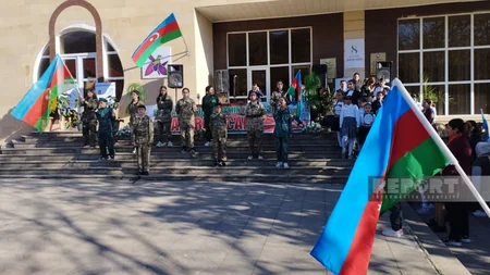 Qax və Oğuzda Zəfər Günü ilə bağlı bayram konserti təşkil edilib