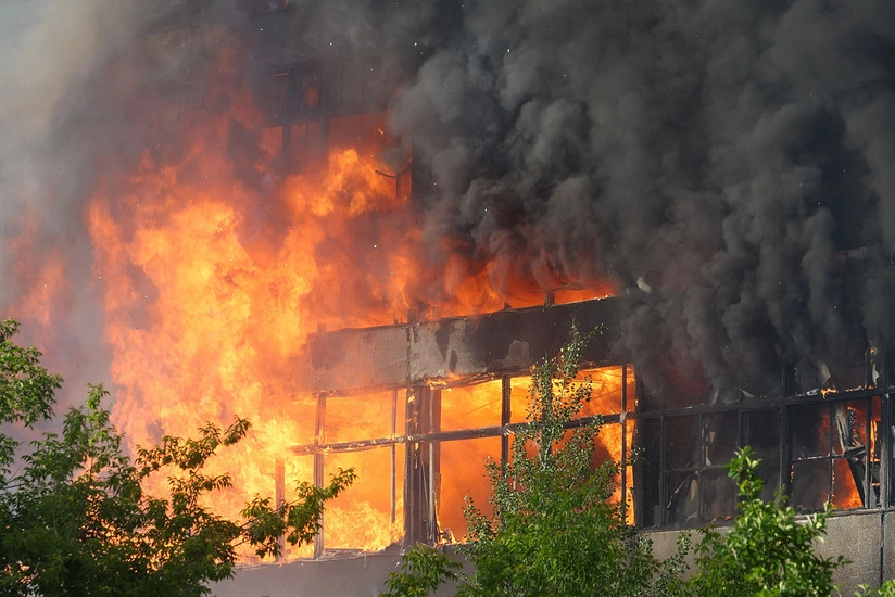 Moskvada yanğında zərərçəkənlərin sayı 10-a çatıb