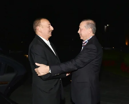 Azərbaycan və Türkiyə prezidentləri arasında görüş olub