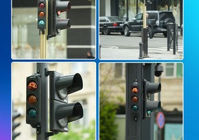 Bakıda svetoforlara 53 velosiped bölməsi quraşdırılıb