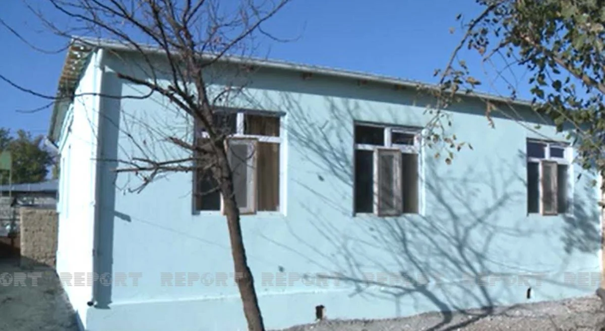 Ağdamda ermənilərin raketlə dağıtdığı ev yenidən bərpa olunub
