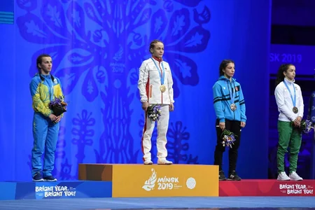 Minsk 2019: Mariya Stadnik qızıl medal qazanıb - FOTO