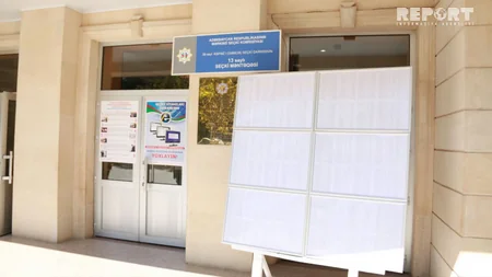 Gəncə şəhərində referendum üzrə səsvermə davam edir - FOTO