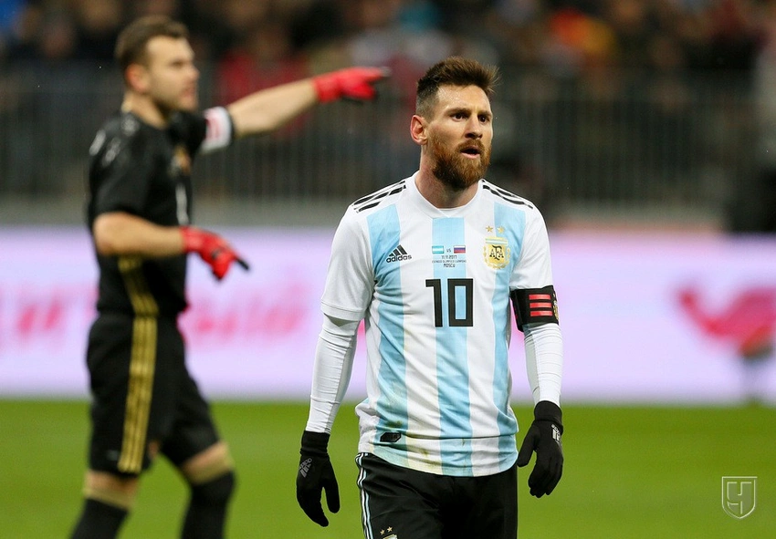 Argentina millisi yoldaşlıq görüşündə Rusiyanı məğlub edib - VİDEO