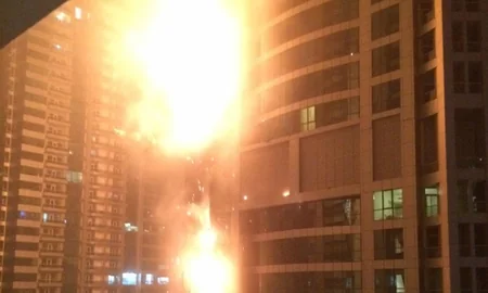 Apartment tower fire in Dubai is put out - UPDATED