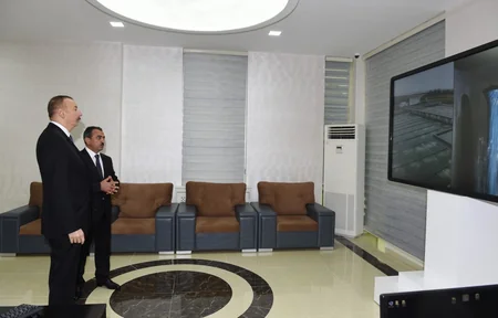 President Ilham Aliyev launches water supply project in Shamakhi