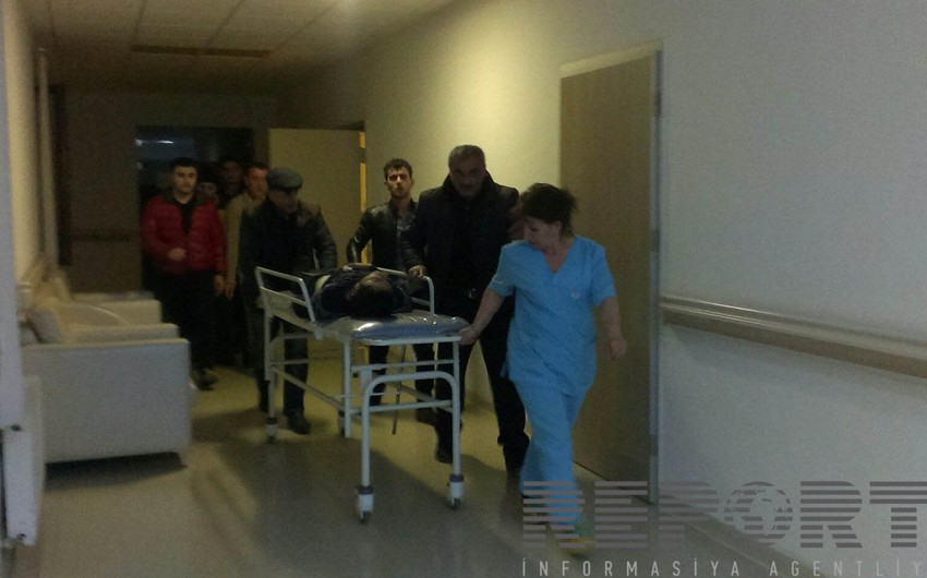 Lənkəranda avtomobil su kanalına aşıb, 5 nəfər xəsarət alıb - FOTO