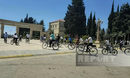 Cəlilabadda 3 İyun - Dünya Velosiped Gününə həsr olunmuş veloyürüş keçirilib