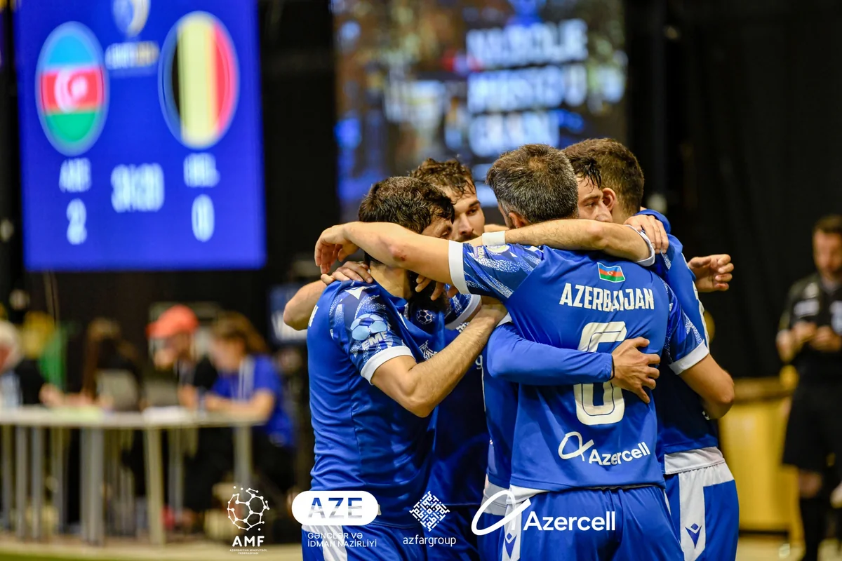 Azərbaycanın minifutbol millisi Avropa çempionatına qələbə ilə başlayıb