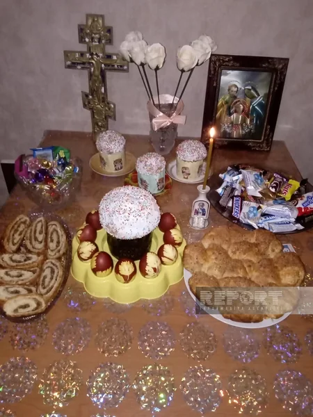 Xaçmazda xristianlar Pasxa bayramını qeyd ediblər