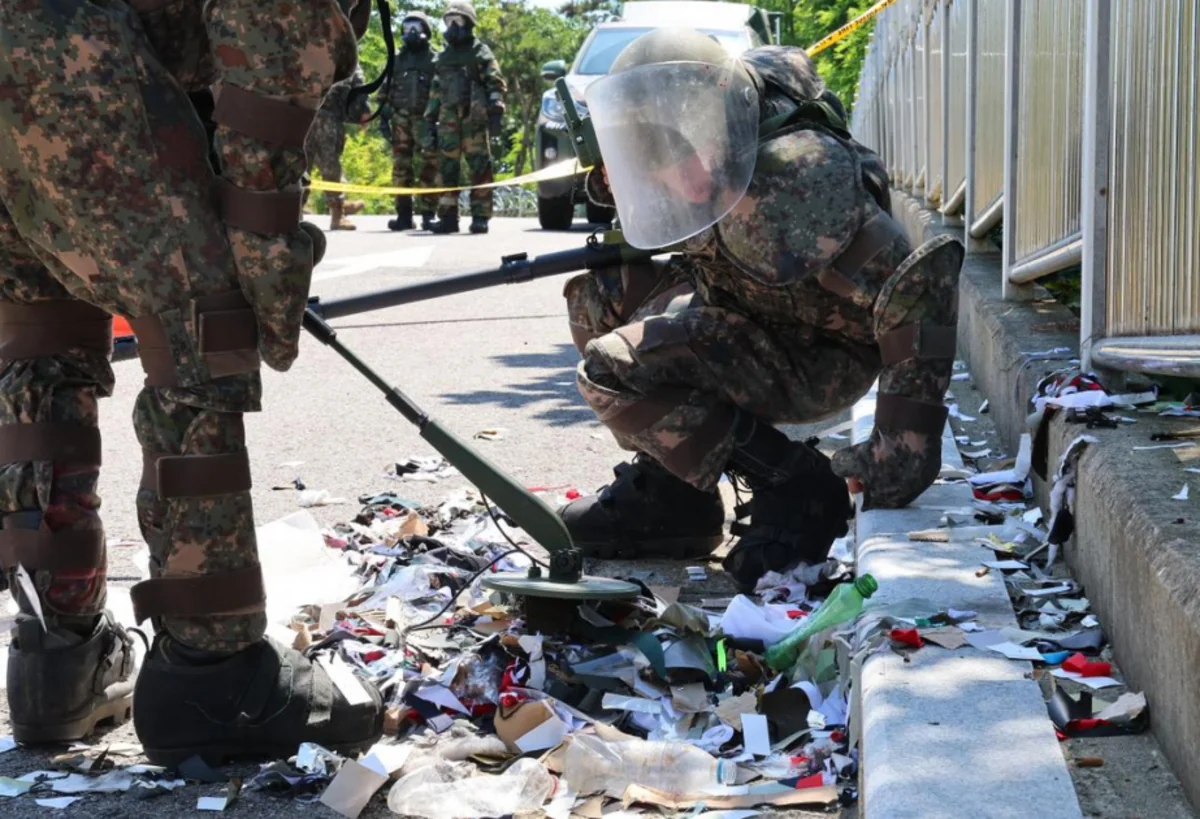 North Korea sends around 330 trash-carrying balloons to South