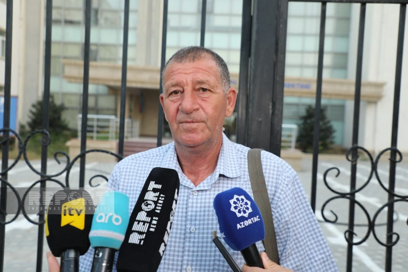 Ağdama qayıdan keçmiş məcburi köçkün: Çox sevindirici gündür