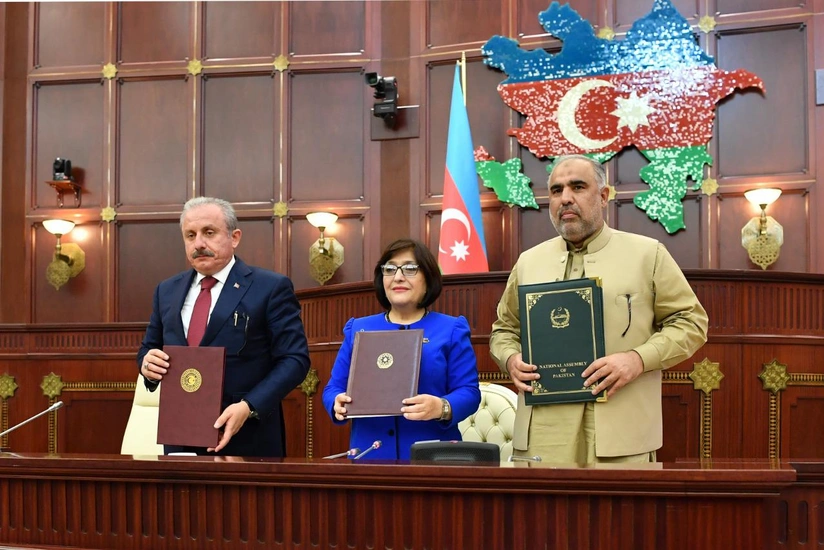 Speakers of parliaments of Azerbaijan, Turkey and Pakistan sign Baku Declaration
