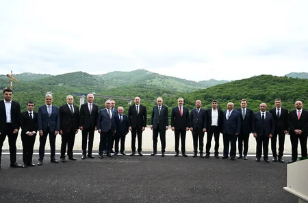 Azərbaycan və Türkiyə liderləri Kəlbəcər-Laçın avtomobil yolunda görülən işlərlə tanış olublar - YENİLƏNİB