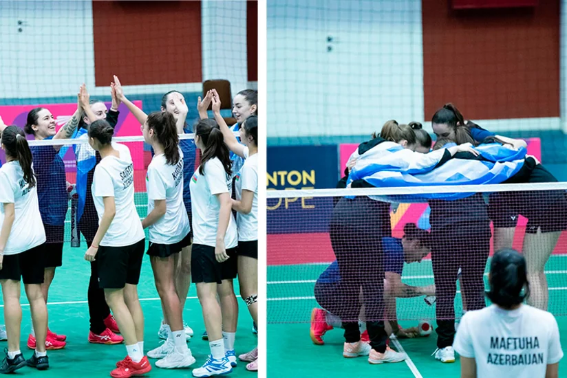 Azərbaycanın qadınlardan ibarət badminton millisi Şotlandiyaya uduzub