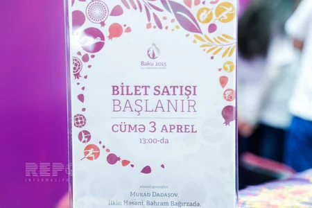 ​I Avropa Oyunlarının bilet satışına başlanılıb - FOTOLAR