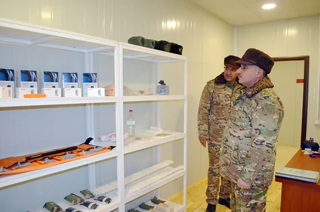 Deputy defense ministers check combat training of units in Lachin 