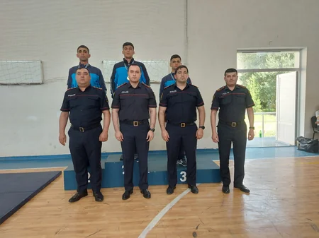 Zərdabda polislər arasında Heydər Əliyevin 100 illik yubileyinə həsr olunmuş yarış keçirilib