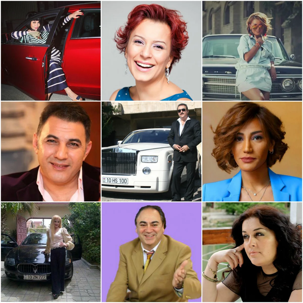 Цена и марки автомобилей азербайджанских певцов - СПИСОК