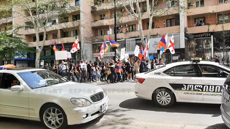 Tbilisidə ermənilərin keçirdiyi aksiya başa çatıb