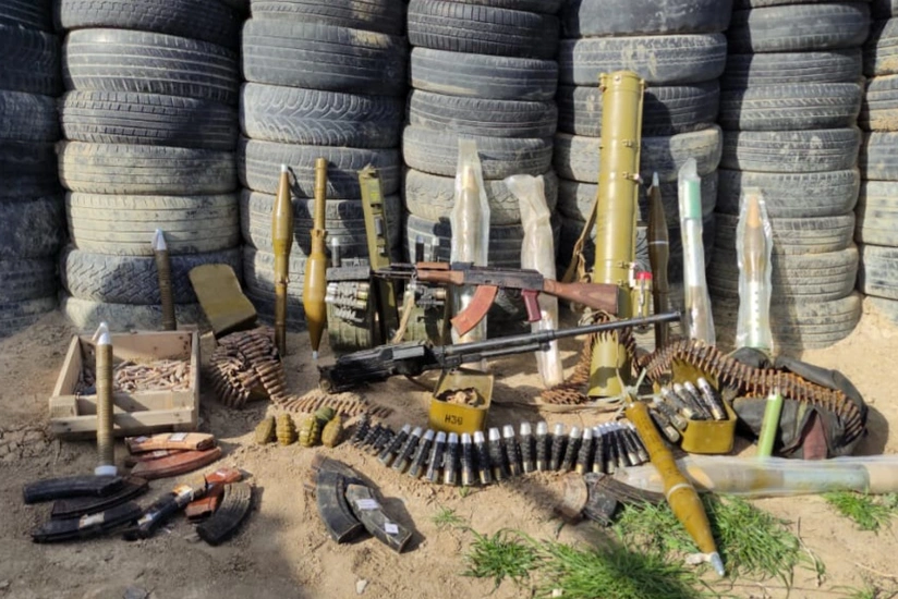 Xocavənddə ermənilərin atıb qaçdıqları xeyli sayda silah-sursat aşkarlanıb