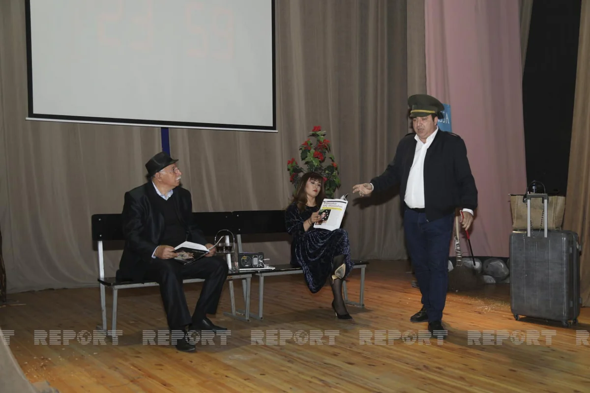“Qocalar evi” sakinlərinin iştirakı ilə hazırlanan tamaşa nümayiş olunub