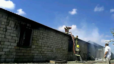 Lənkəranda partlayışla müşahidə olunan yanğın baş verib - FOTO