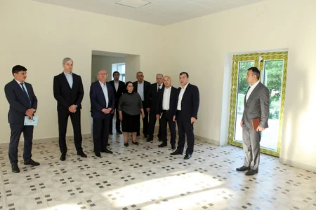 Sosial müdafiə naziri Gəncədə yaradılan Regional Peşə Tədrisi Mərkəzində olub