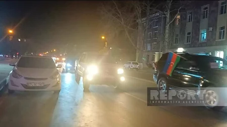 Naxçıvanda Prezident İlham Əliyevə dəstək yürüşü keçirilib