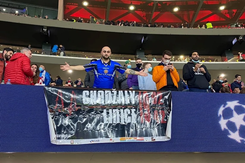 Çempionlar Liqasının oyununda Xocalı soyqırımı ilə bağlı banner açılıb