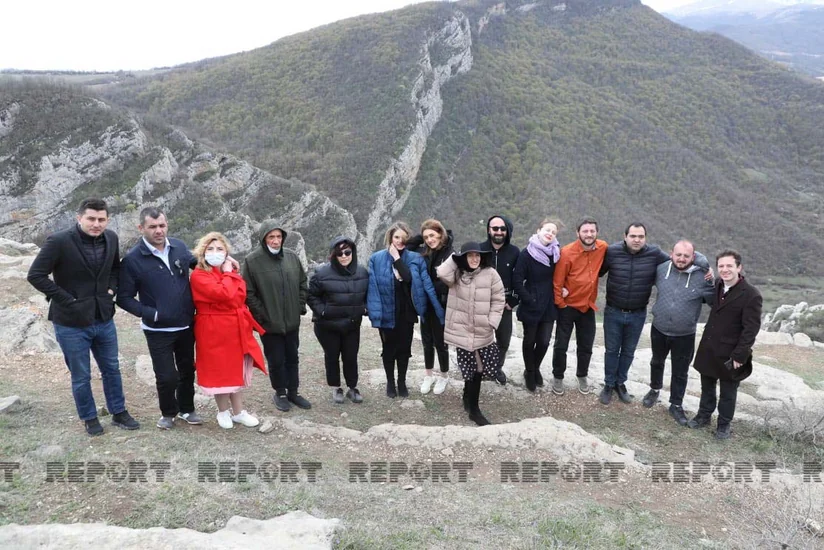 Делегация грузинских деятелей культуры ознакомилась с достопримечательностями города Шуша