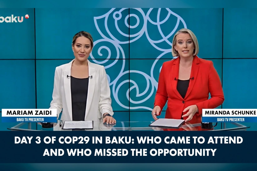 Baku TV International provides highlights of Day 3 at COP29