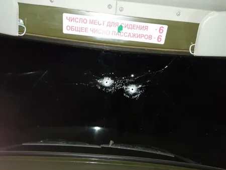 ГПС: Армянские снайперы обстреляли УАЗ с надписью Военная скорая помощь