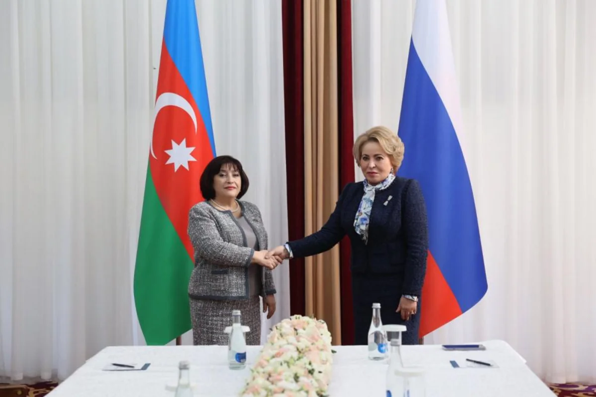 Sahibə Qafarova Valentina Matviyenko ilə ikitərəfli və çoxtərəfli formatlarda əməkdaşlığı müzakirə edib