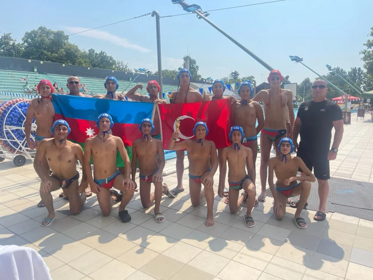 Azərbaycanın su polosu yığması beynəlxalq turnirdə bürünc medal qazanıb