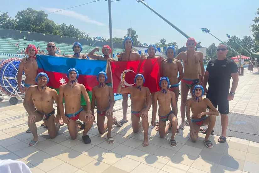 Azərbaycanın su polosu yığması beynəlxalq turnirdə bürünc medal qazanıb
