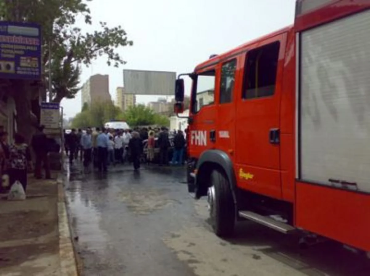 Ağcabədidə kafe yanıb