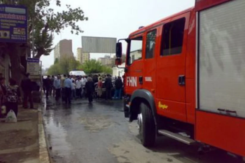 Ağcabədidə kafe yanıb