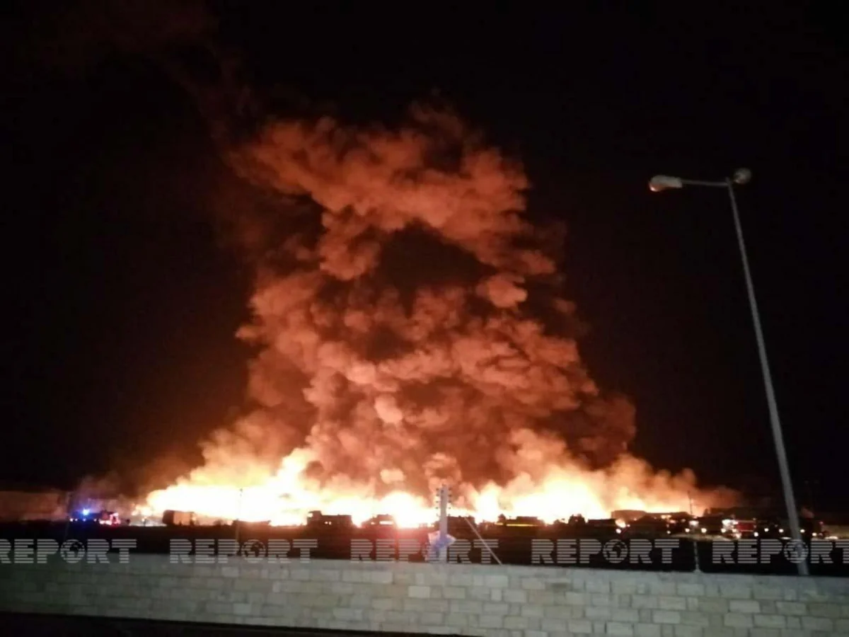 Sənaye parkında baş vermiş yanğının iqtisadi təsirləri