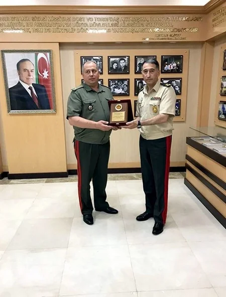 Bakıda Azərbaycan və Belarus generalları arasında görüş keçirilib