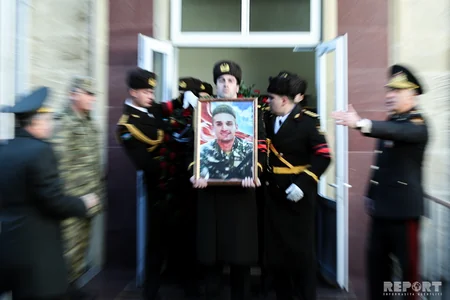Farewell ceremony with martyred Chingiz Gurbanov completed - UPDATED -2