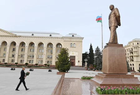Сегодня Ильхам Алиев посетил Гянджу