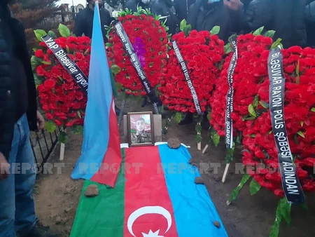 Biləsuvarda daha bir şəhid dəfn edilib