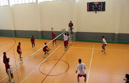 Kursantlar arasında beynəlxalq idman oyunları davam edir - VİDEO