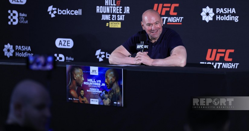 UFC prezidenti: Azərbaycandan çox gözəl hisslərlə qayıdacağam