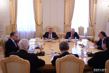 Foreign Ministers of Russia, Azerbaijan and Armenia meet with OSCE Minsk GROUP co-chairs